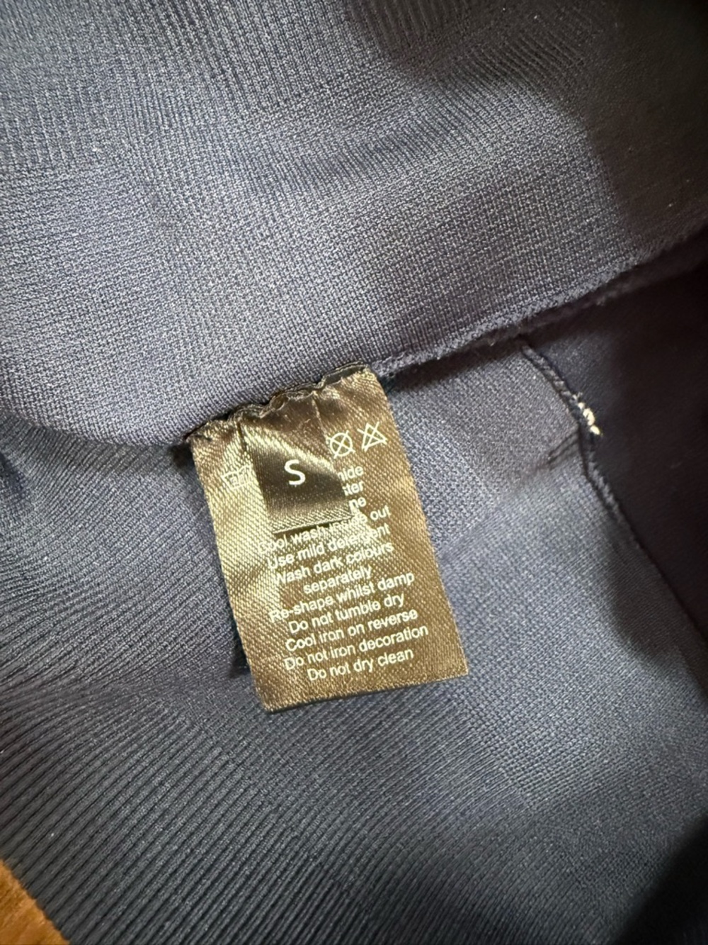 OG Alphalete Amplify Tuxedo Blue Leggings - Picture 4 of 4